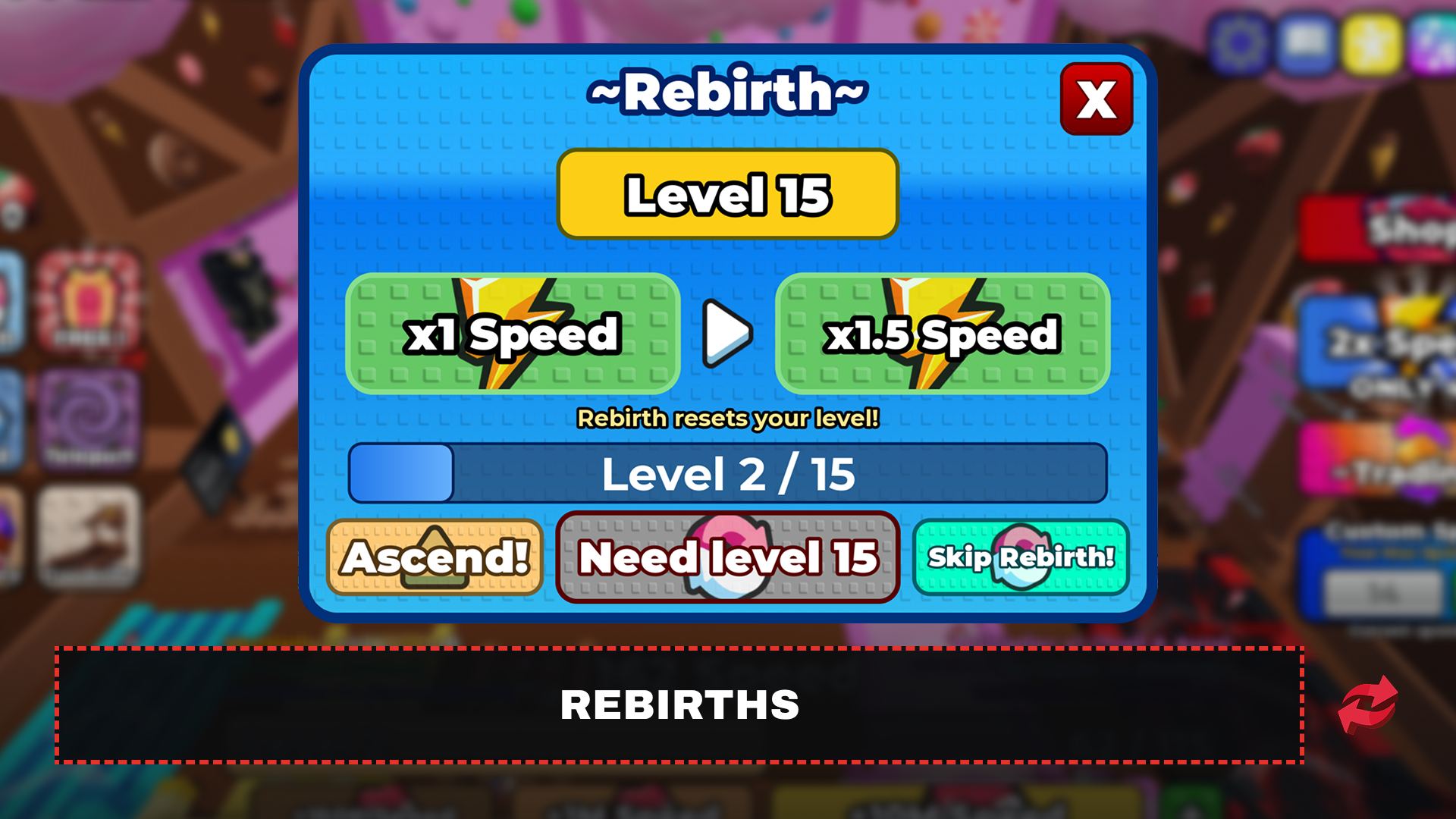 +1 Speed Keyboard Escape Rebirth Window