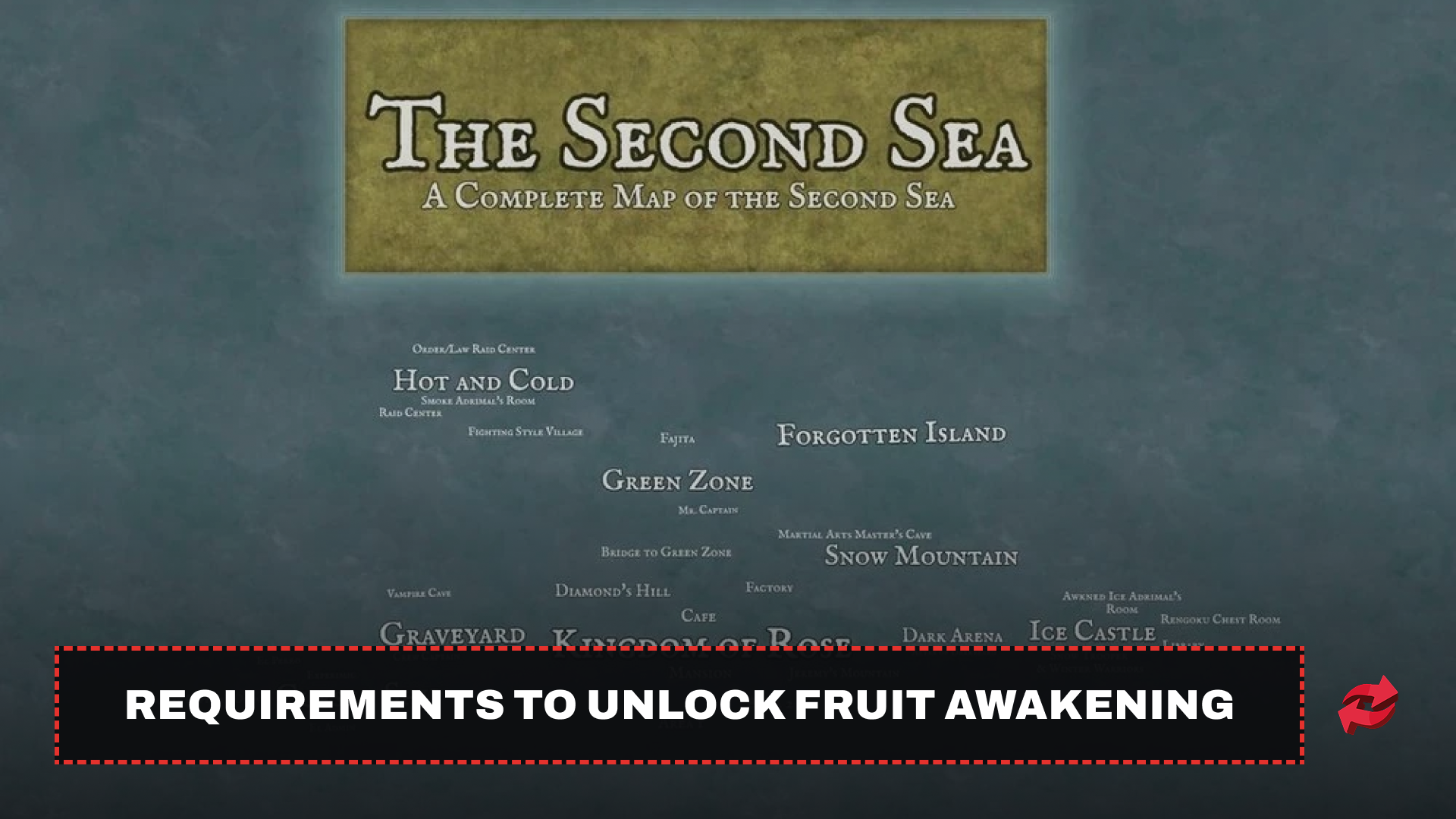 Second Sea Map in Blox Fruits