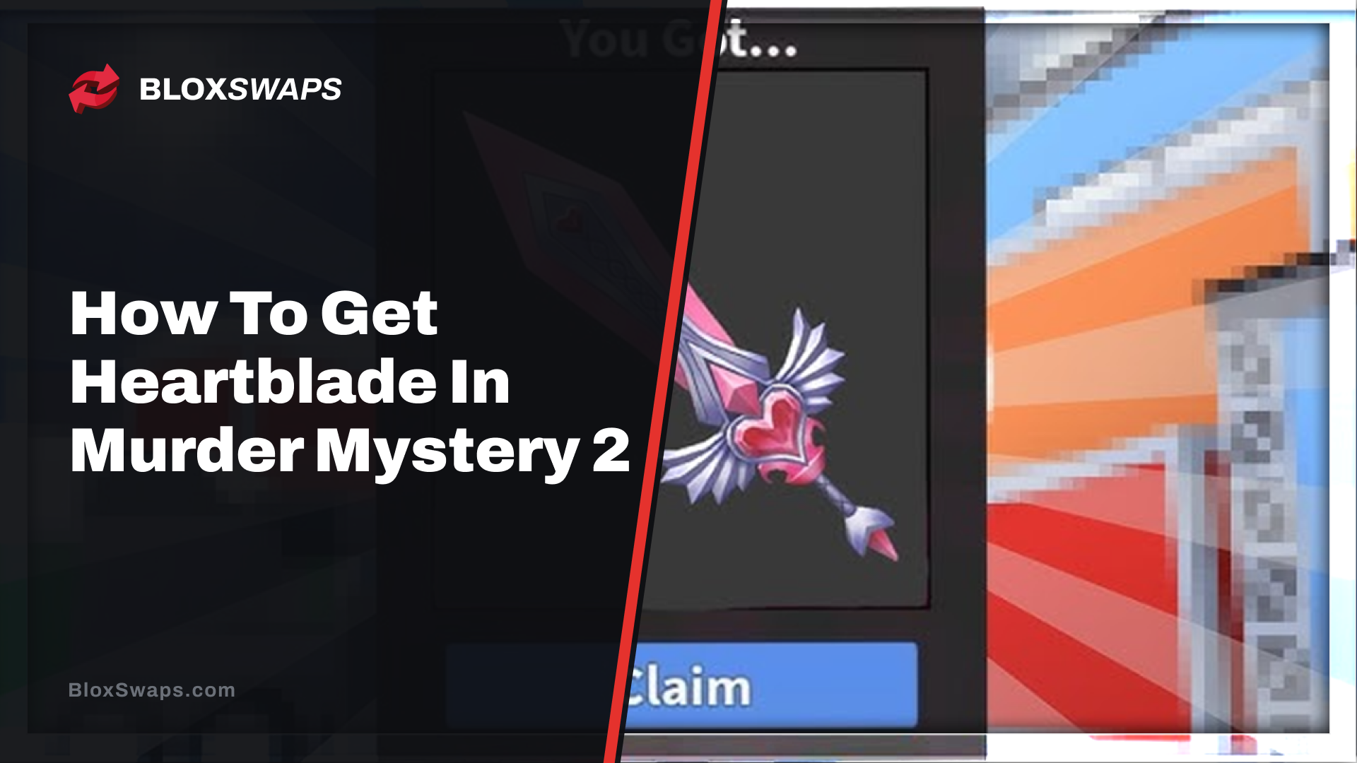 Getting a Heartblade in MM2!