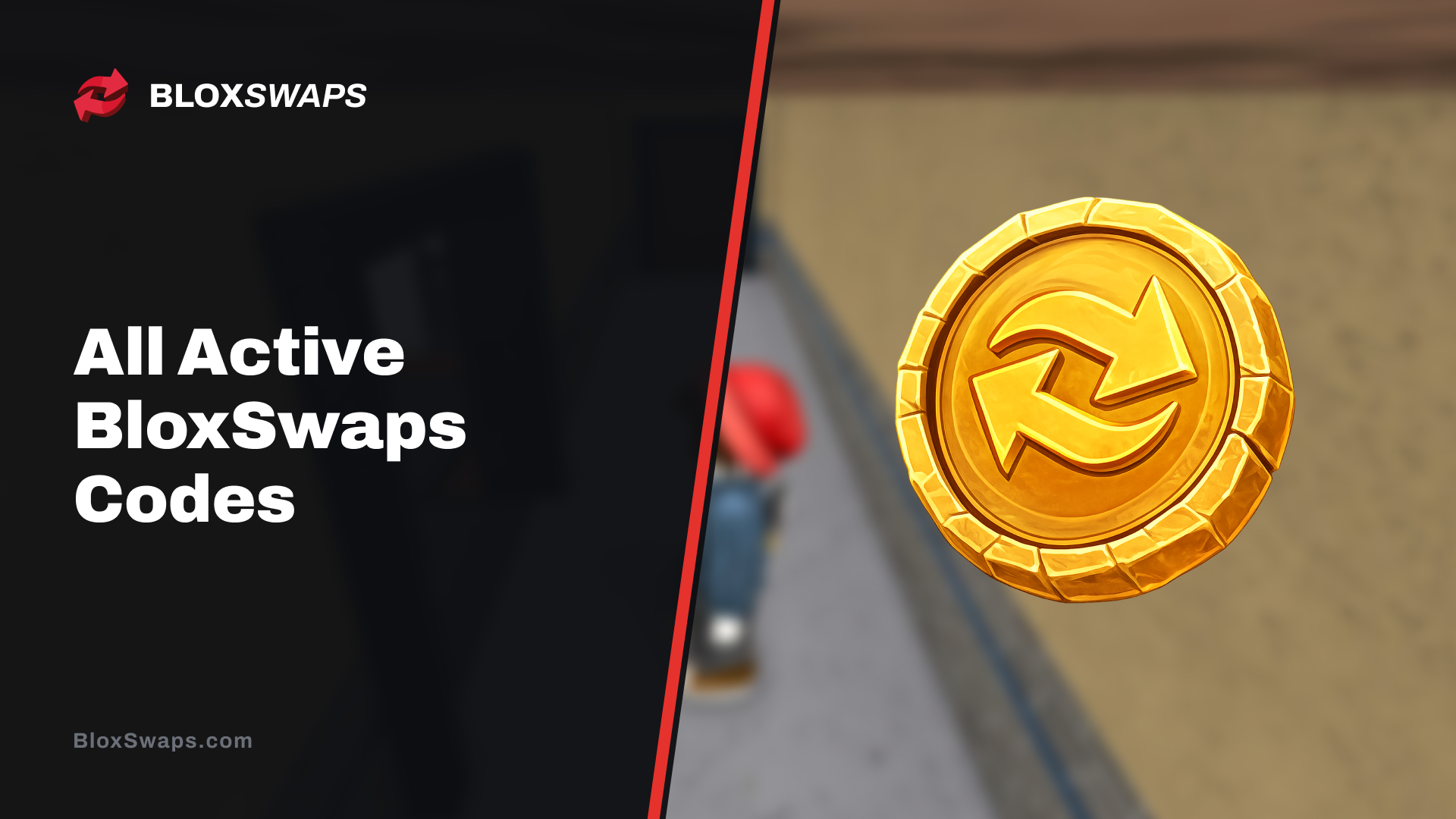 Main image of the Bloxswaps active code article.