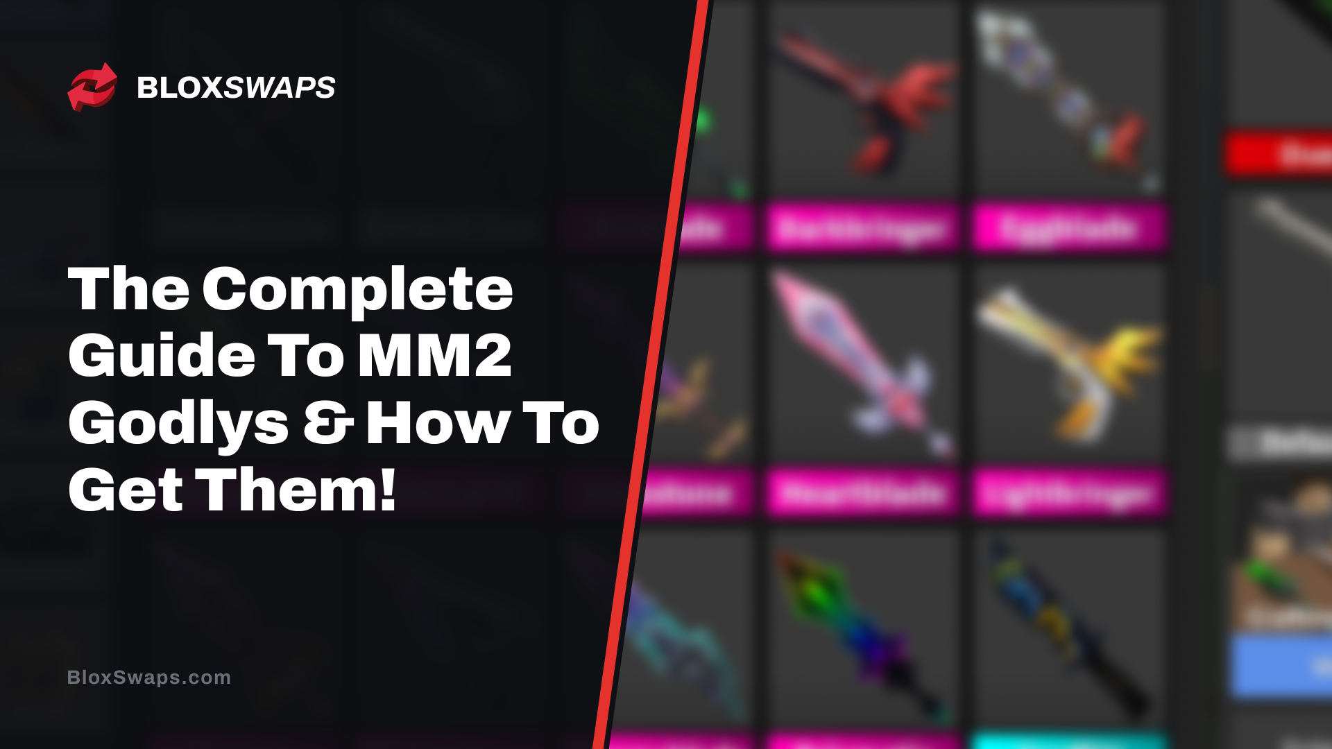 Showing a ton of MM2 Godlys in a user's inventory.