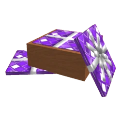Immagine di Box of Purple Wrapping Paper in Murder Mystery 2